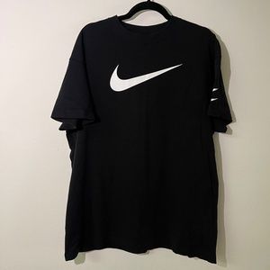 Nike Sportswear NSW Black T-Shirt Dress Long Tee Women's Medium DD2091 010